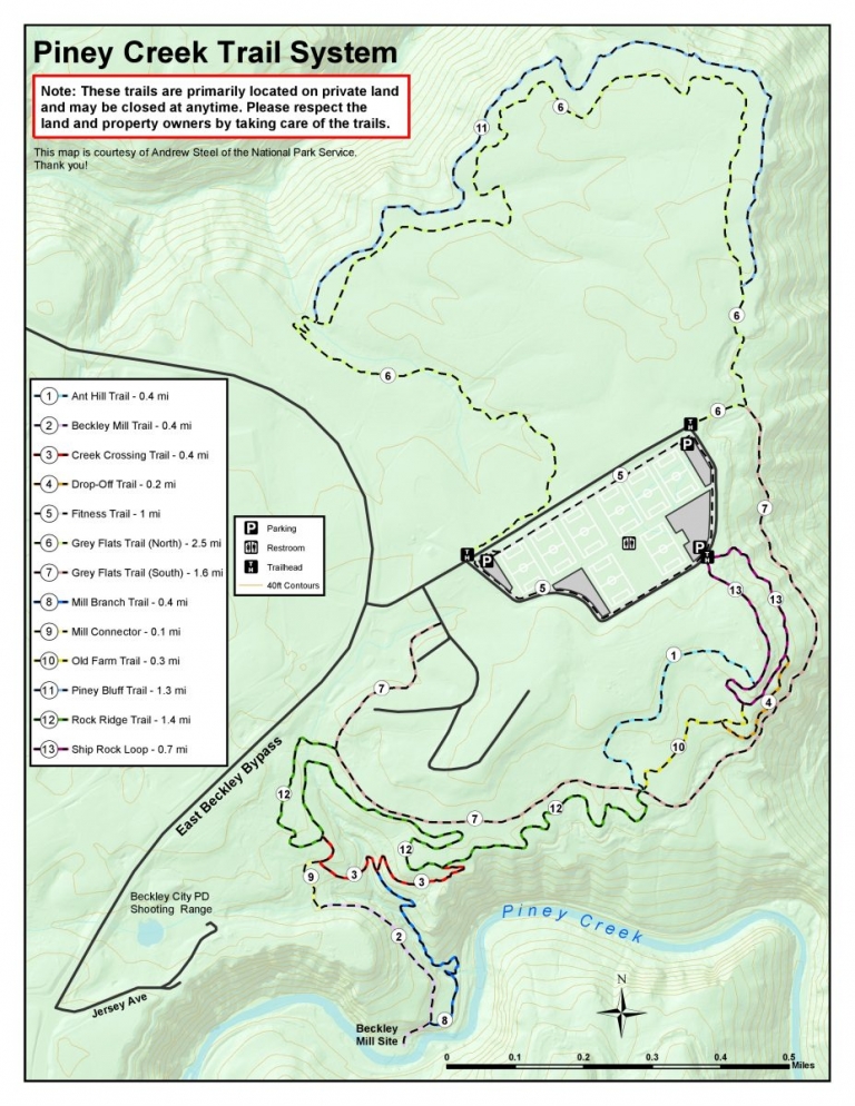 Piney Creek trails attracting dozens daily; trail map unveiled West