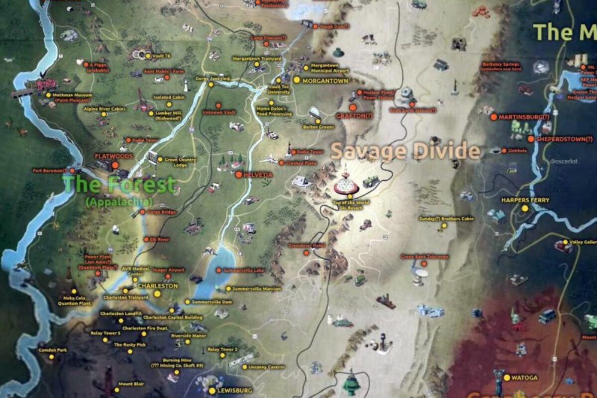 Wv State Rug Fallout FalloutWV newsletter to track Fallout 76 locales in West Virginia ...
