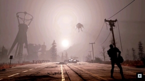 Mothman may appear in this screencap from the new Fallout 76 game.