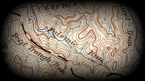 A highlight from an 1893 map shows Polemic Run.