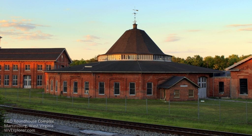 B&O Roundhouse Remarkable Railroading Landmark - West Virginia Explorer