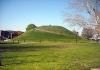 The South Charleston Mound, or Criel Mound, rises above central South Charleston.
