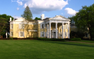 The Oglebay Mansion is the historic focus of Oglebay Park at Wheeling, West Virginia.