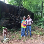 Old wreck on Buffalo Creek attracts sightseers