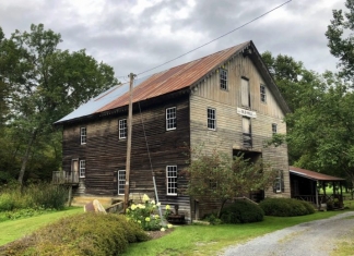 Cook,s Old Mill welcomes visitors at Greenville West Virginia.