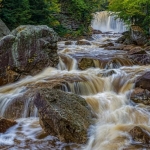 River-level view of Blackwater Falls by Sanger