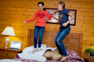 Cabins at River Expeditions are ideal for families.