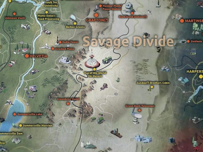 Mapping Fallout 76: John Barton explores The Savage Divide