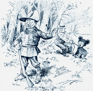 This 1902 political cartoon in The Washington Post spawned the teddy bear name.