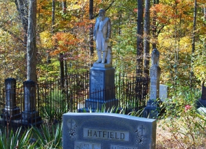 Devil Anse Cemetery Statue