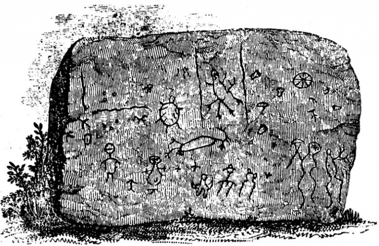 Strange rock carvings greeted early explorers of West Virginia