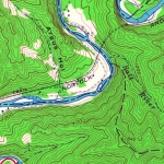 Map showing Salt River and Lost Branch