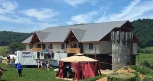 The barn was a centerpiece of the 2018 West Virginia Renaissance festival.