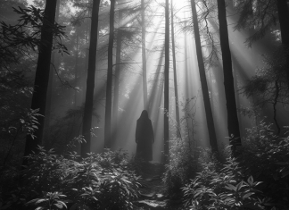 Shadowy Figure In West Virginia Forest