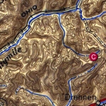 Approximate site of crash