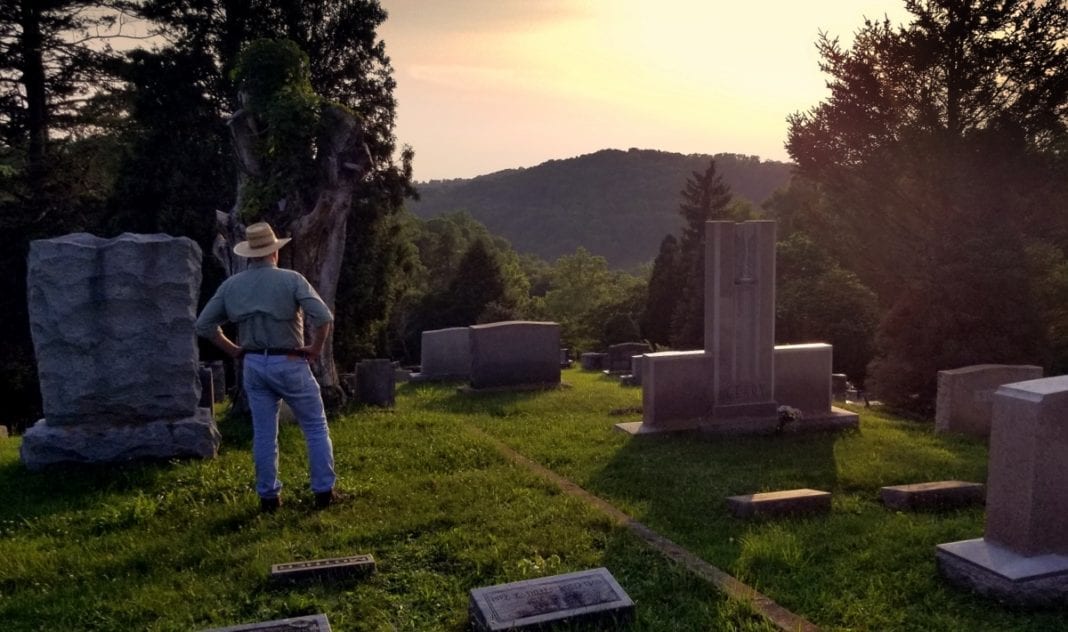 Did the legendary Mothman first appear in the trees above a cemetery at Clendenin, West Virginia?