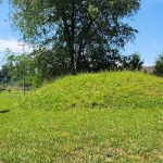 Prehistoric burial mound at Pinch West Virginia