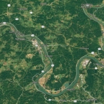 Boot-Shaped Bend from Google Maps
