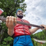 Paul Bunyan Statue near Cottageville, West Virginia