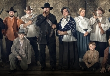 Hatfield family performers pose for a promotional portrait for "Deadly Divide: The Hatfield & McCoy Story." Photo courtesy Crissy Musick Photography.
