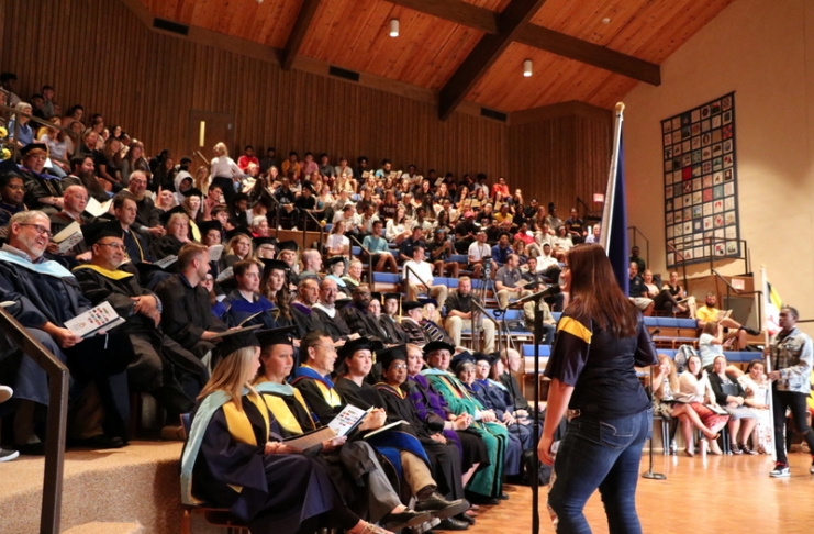 Alderson Broaddus's Opening Convocation event commences a new academic year by welcoming the Class of 2023.