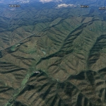 Google Earth image showing Crany, WV