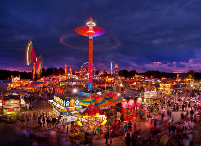    Midway At The West Virginia State Fair 648x470 