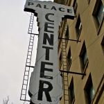 Sign on the Palace Center in Clarksburg, WV