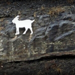 Monument to Powell Mountain Goat