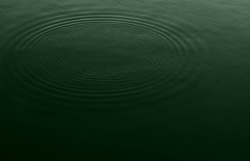 Ripples appear on the surface of the Monongahela River in Marion County, West Virginia.