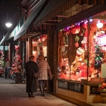 Christmas shops at Bramwell, WV