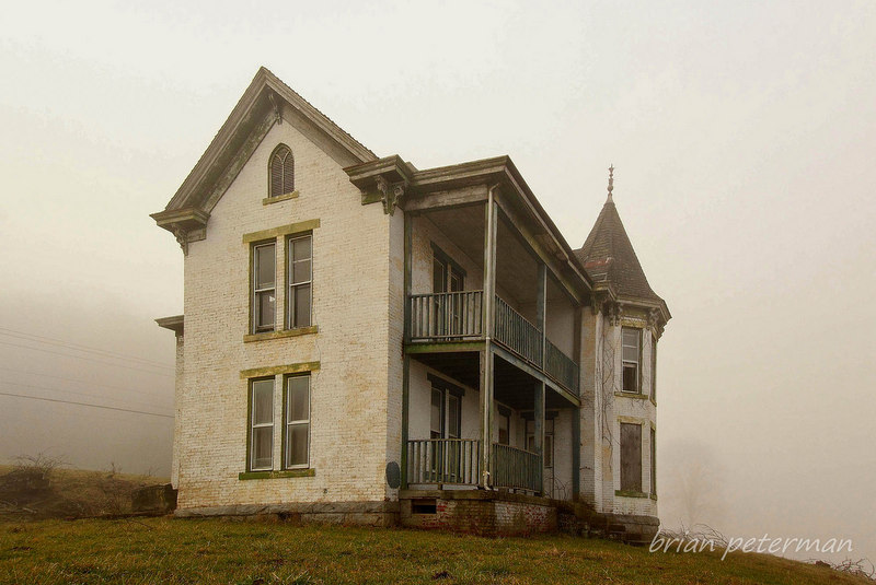 A farmhouse at Pruntytown was once part of the infamous boys' reformatory complex.