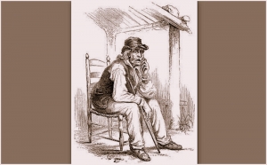 In the 1850s, illustrator Porte Crayon (David Hunter Strother) captured Henry Church "Old Hundred" for Harper's Magazine.