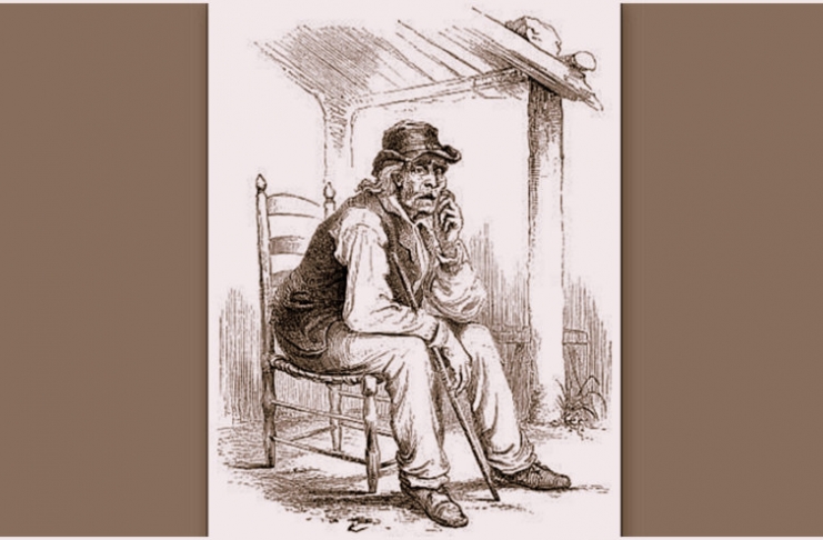 In the 1850s, illustrator Porte Crayon (David Hunter Strother) captured Henry Church "Old Hundred" for Harper's Magazine.