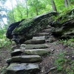 Stone steps at Harpers Ferry