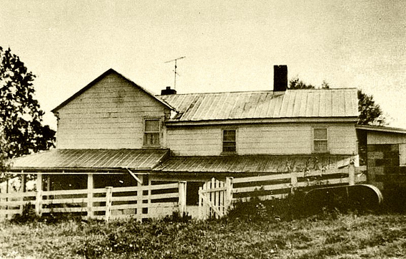 The home of the unfortunate Mary Heaster Shue still stands in the Allegheny foothills near Rainelle, West Virginia.