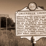Greenbrier Ghost Marker
