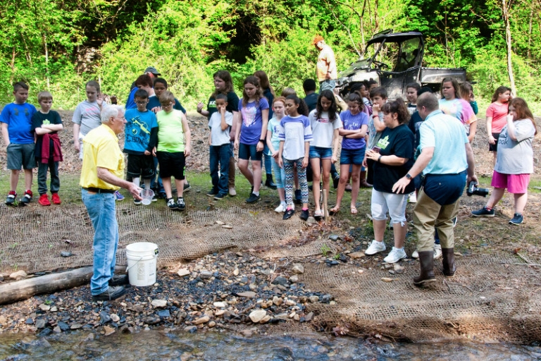 Program helps W.Va. students raise trout, learn about wildlife