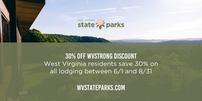 State Parks offer 30 percent lodging discount to W.Va. residents