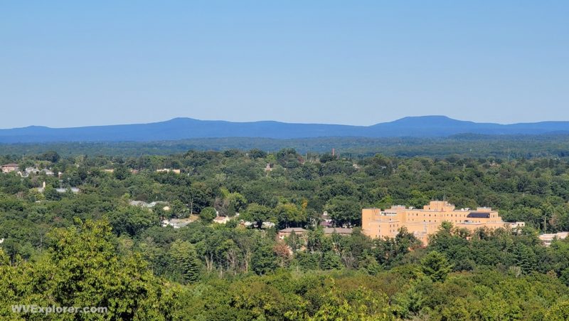 Outliers of the Allegheny Mountains rise beyond the tablelands in central Raleigh County north of Beckley, West Virginia.
