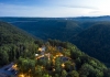 The Adventures on the Gorge Resort overlooks the New River Gorge National Park near Fayetteville, W.Va.