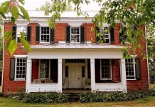 The Dunlap farmhouse appears much as it did in 1830.