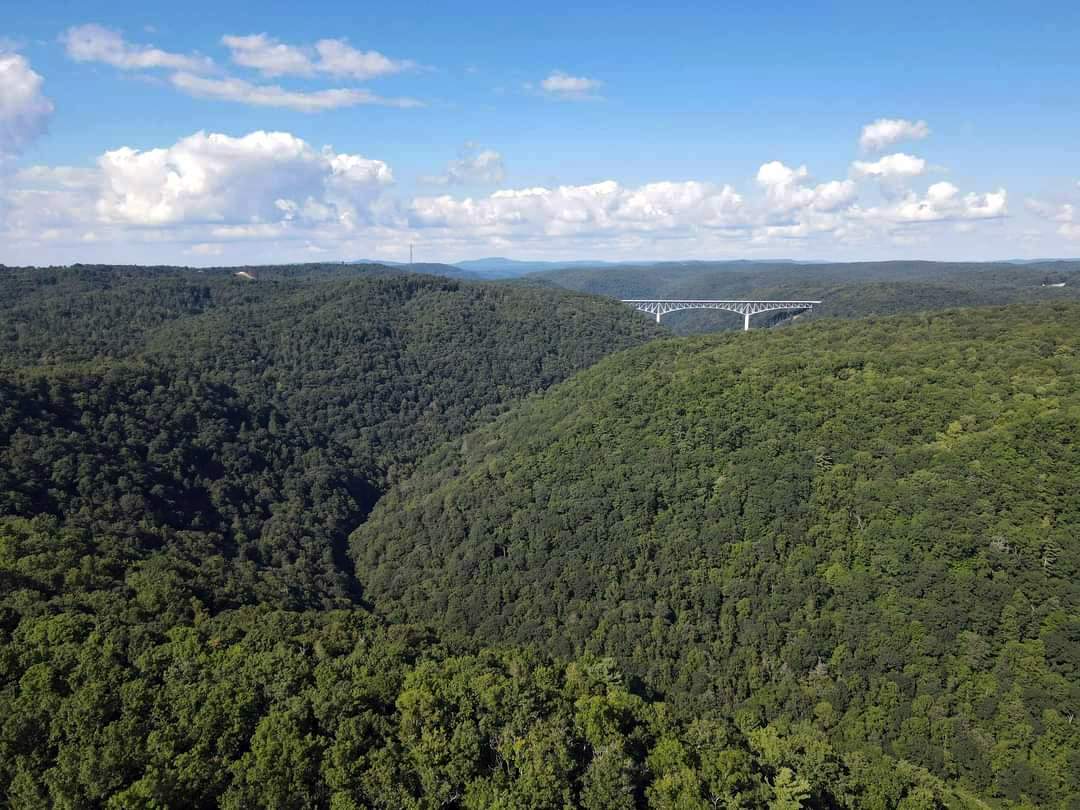 The Phil G. McDonald Bridge in the New River Gorge National River.