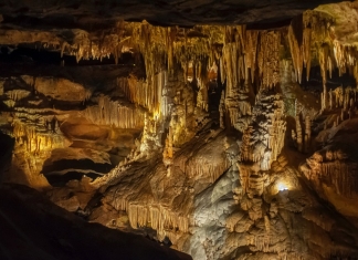 Charted and uncharted caverns descend for thousands of feet beneath the surface of West Virginia.