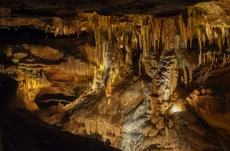Charted and uncharted caverns descend for thousands of feet beneath the surface of West Virginia.
