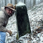 David Sibray at Northern Panhandle Monument