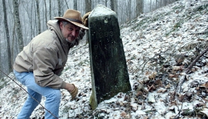 David Sibray at Northern Panhandle Monument