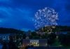 Fireworks explode above the campus of Glenville State College on the Little Kanawha River. (Photo courtesy Glenville State College.)Fireworks explode above the campus of Glenville State College on the Little Kanawha River.