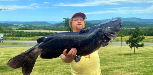 Allen Burkett of Criders, Va., caught a channel catfish that weighed 36.96 pounds and measured 40.59 inches in length.
