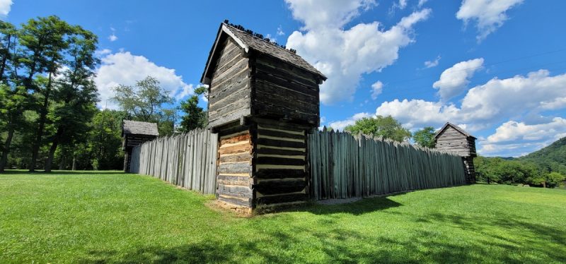 Pricketts Fort serves as the centerpiece for Pricketts Fort State Park